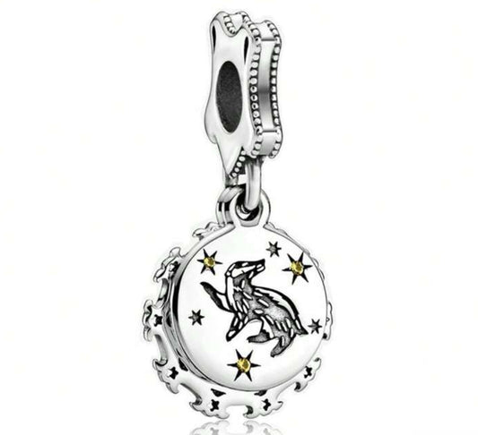 Silver HufflePuff Charm