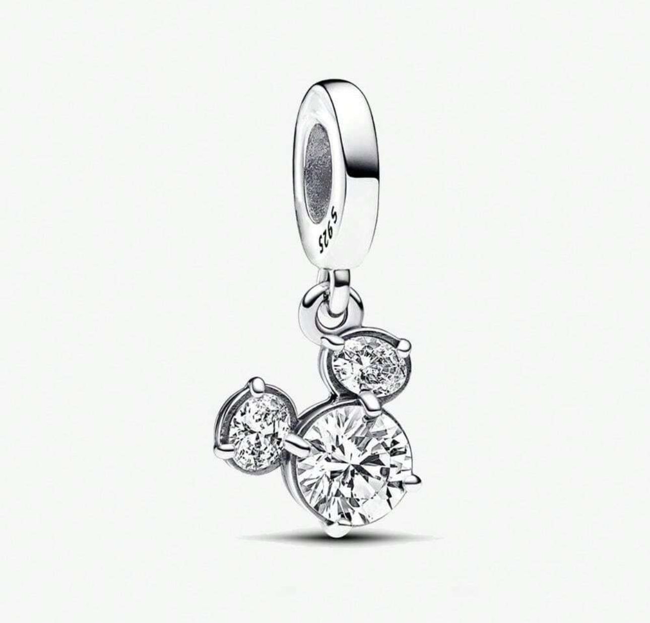 Silver Mickey Mouse Charm
