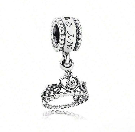 Silver Tiara Charm
