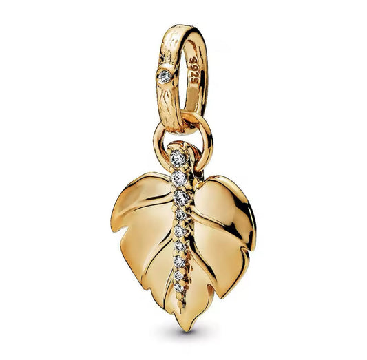 Gold Leaf Charm