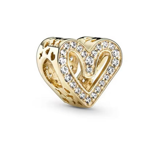 Gold Heart Charm