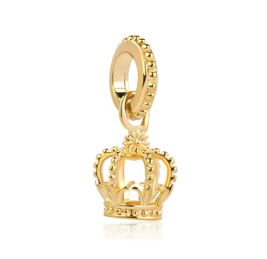 Gold Crown Charm