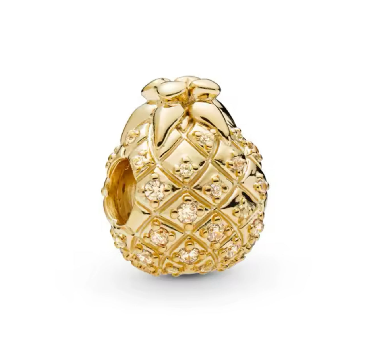 Gold Pineapple Charm
