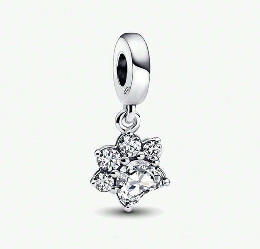 Silver Paw Charm