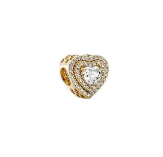 Gold Heart Charm