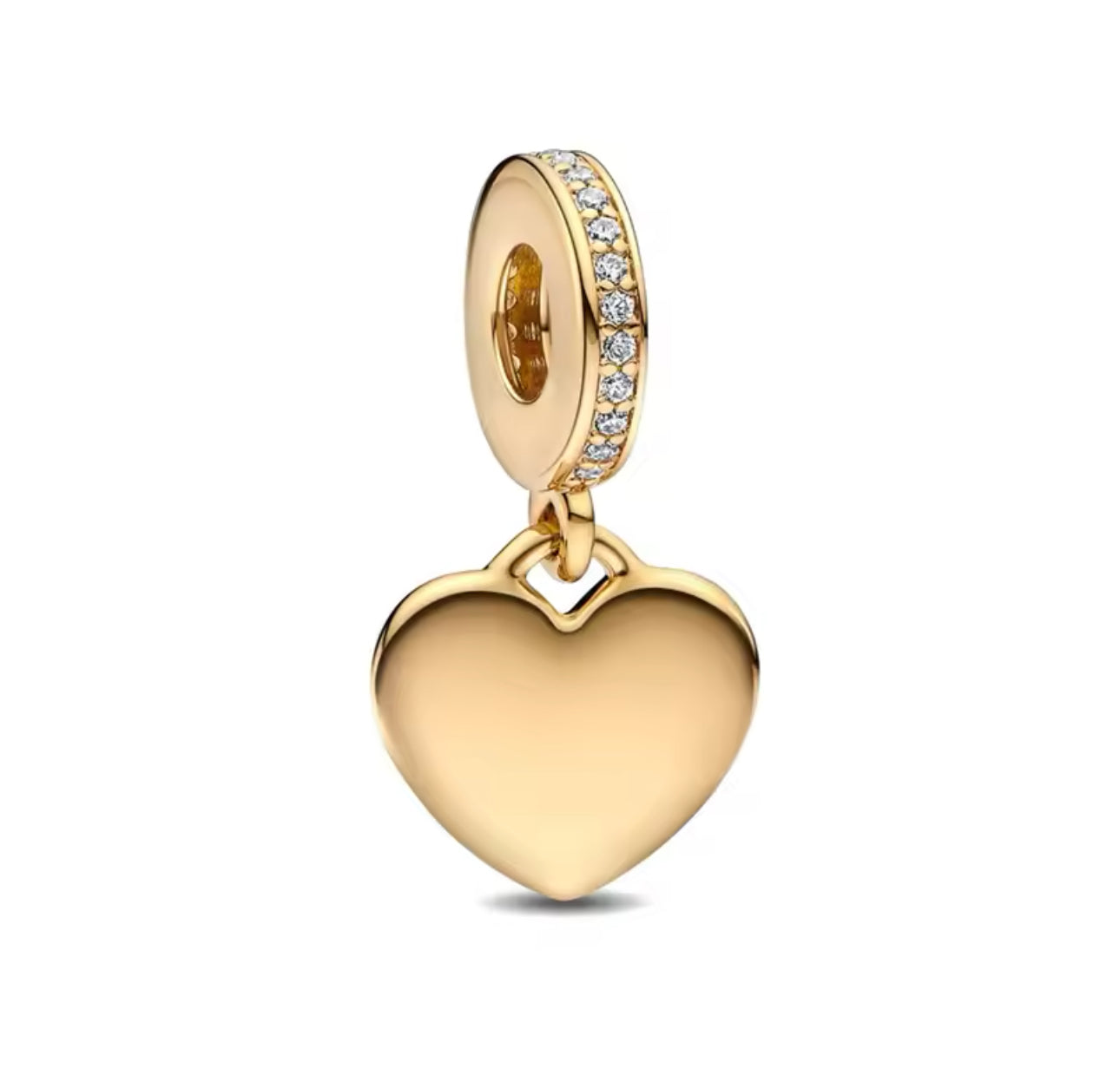 Gold Heart Charm