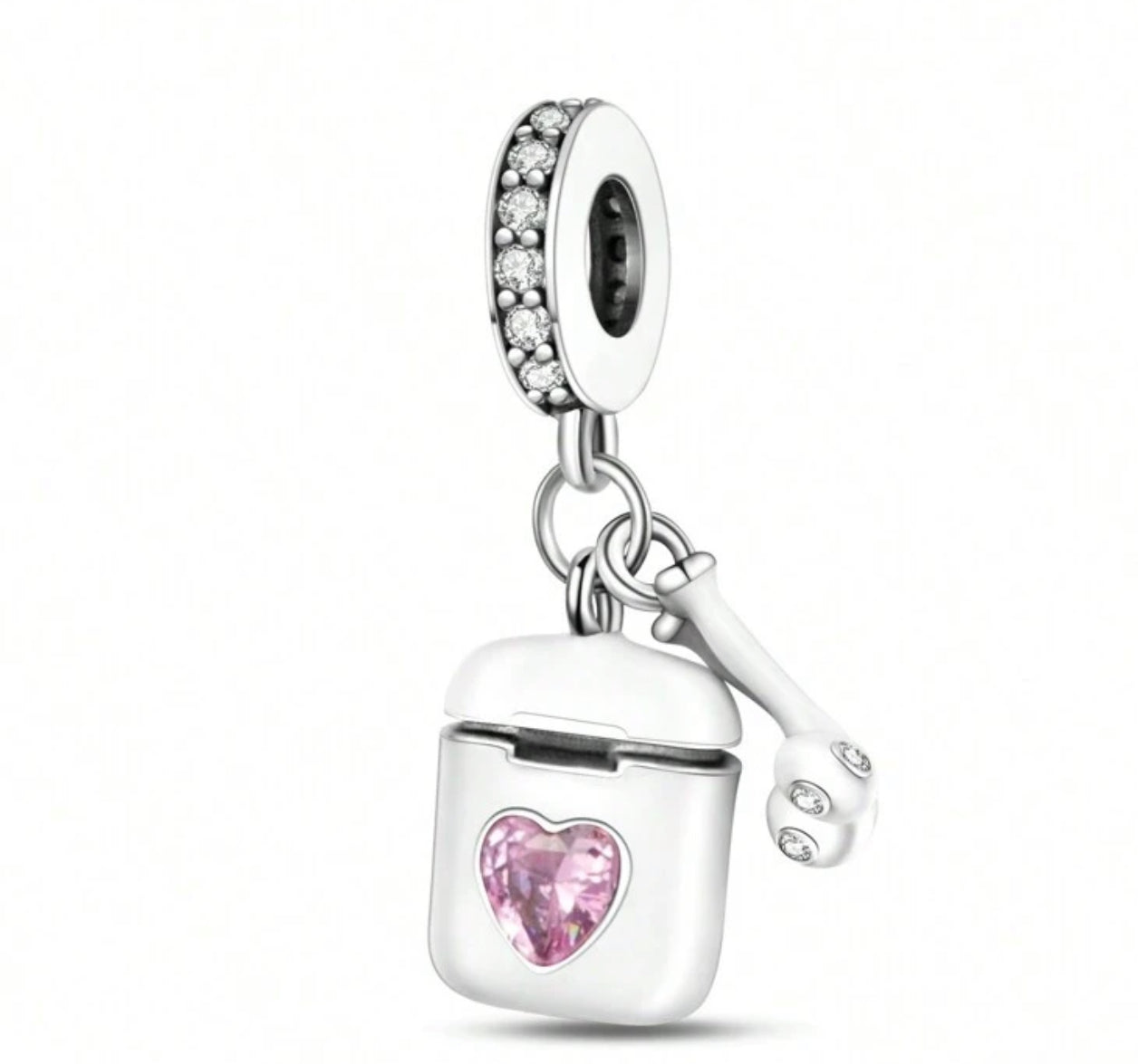 Silver Airpod Charm