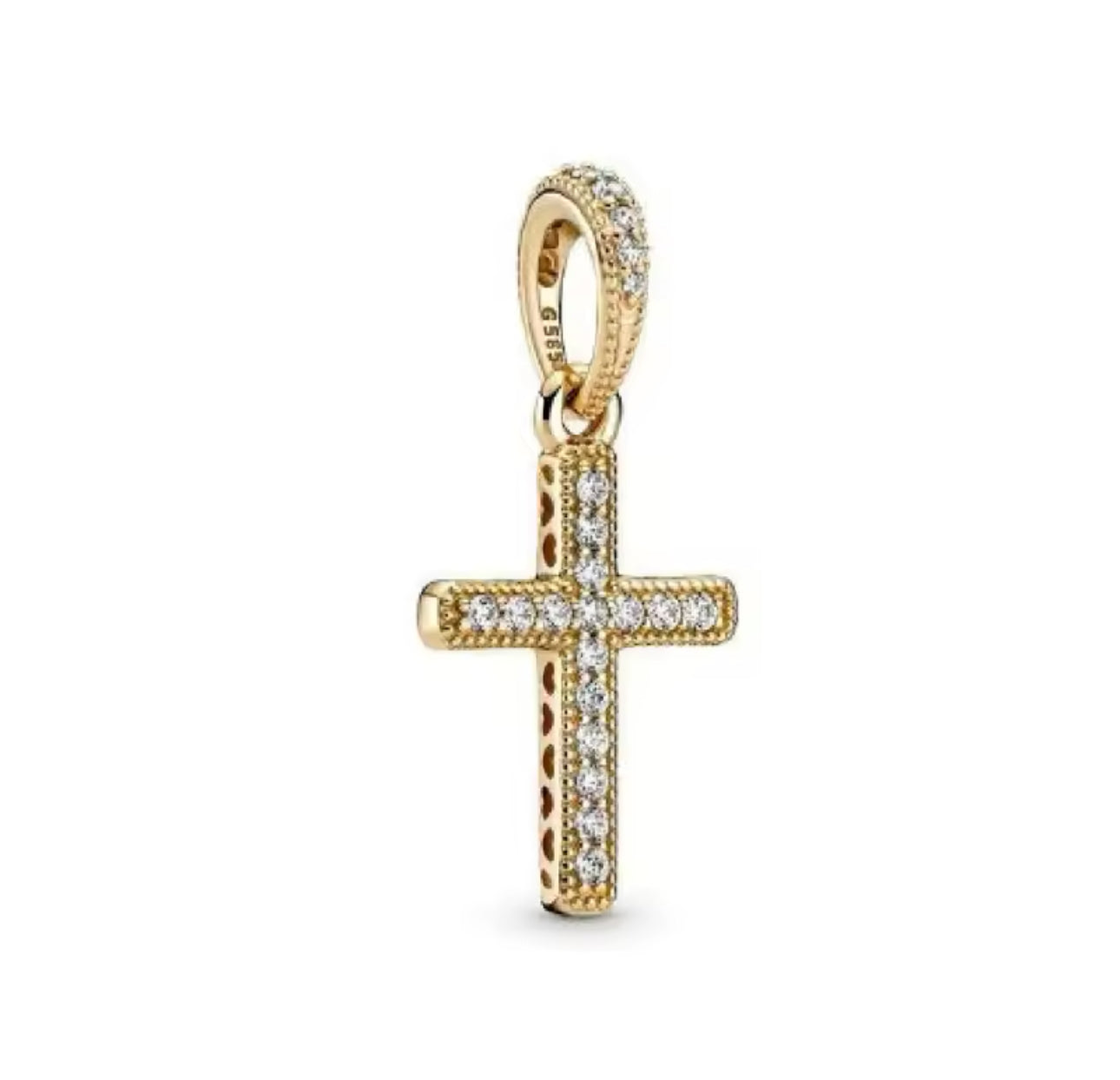 Gold Cross Charm