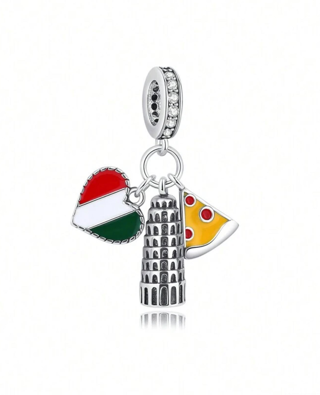 Silver Italy Charm