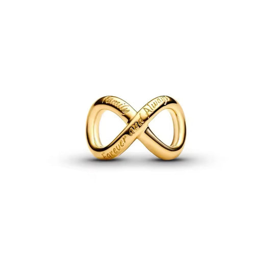 Gold Infinity Charm