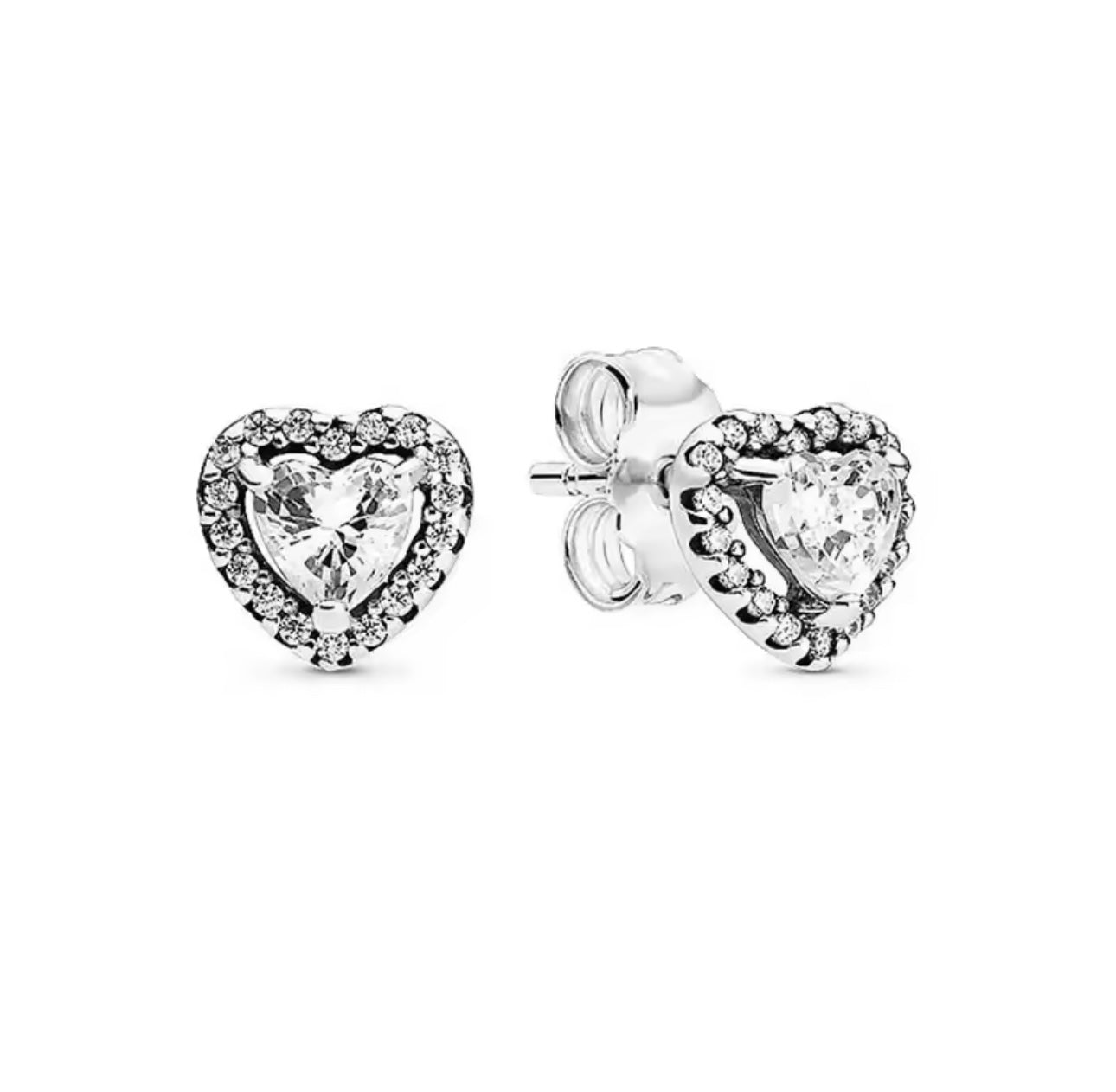 Silver Heart Earrings