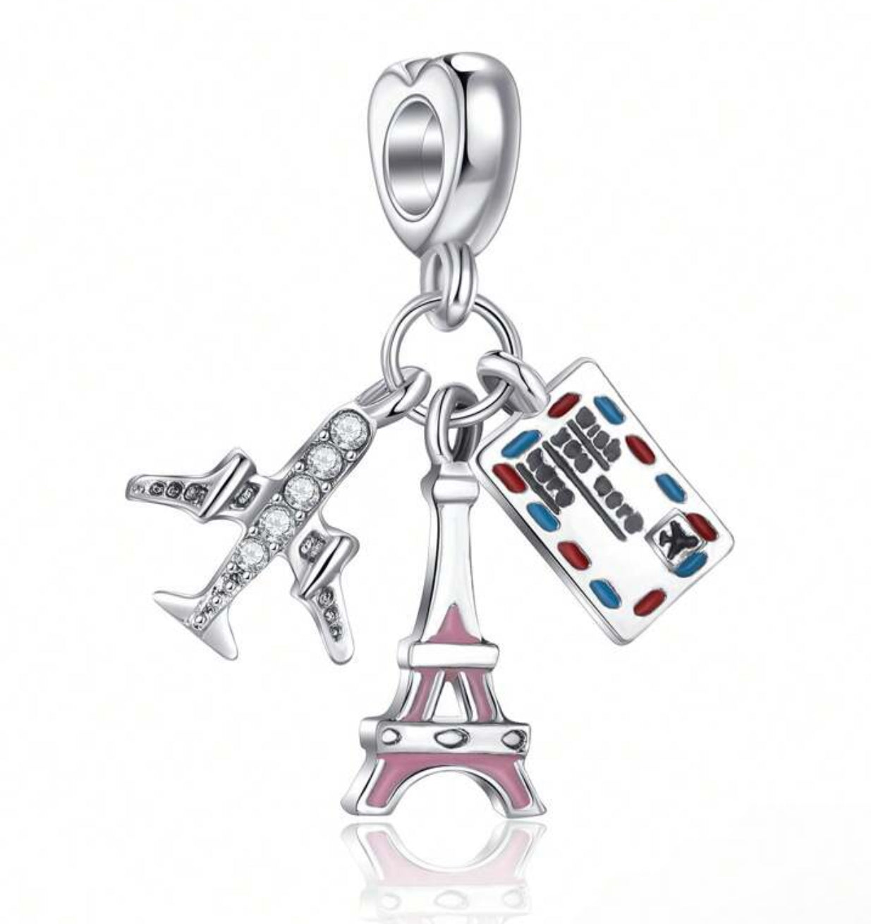 Silver Travel Charm