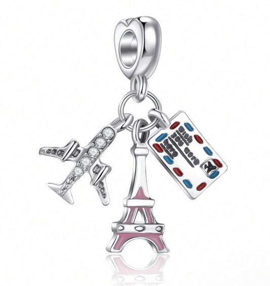 Silver Travel Charm