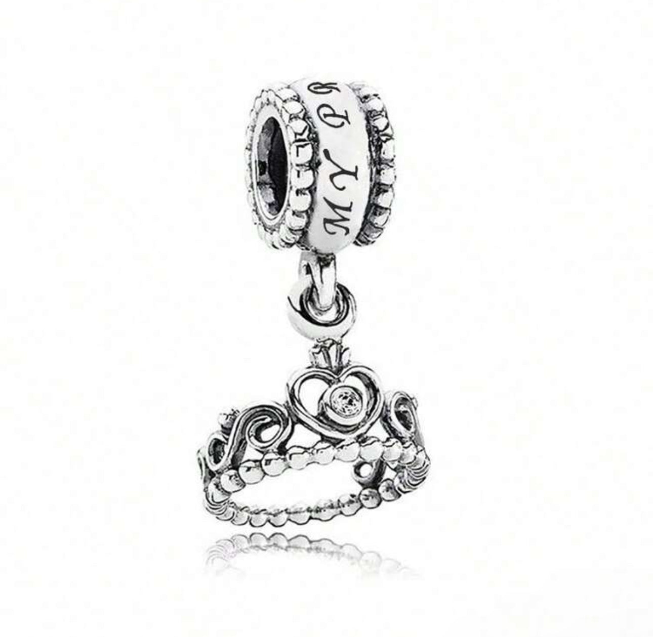 Silver Tiara Charm