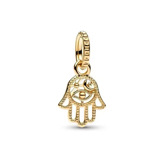 Gold Evil eye Charm