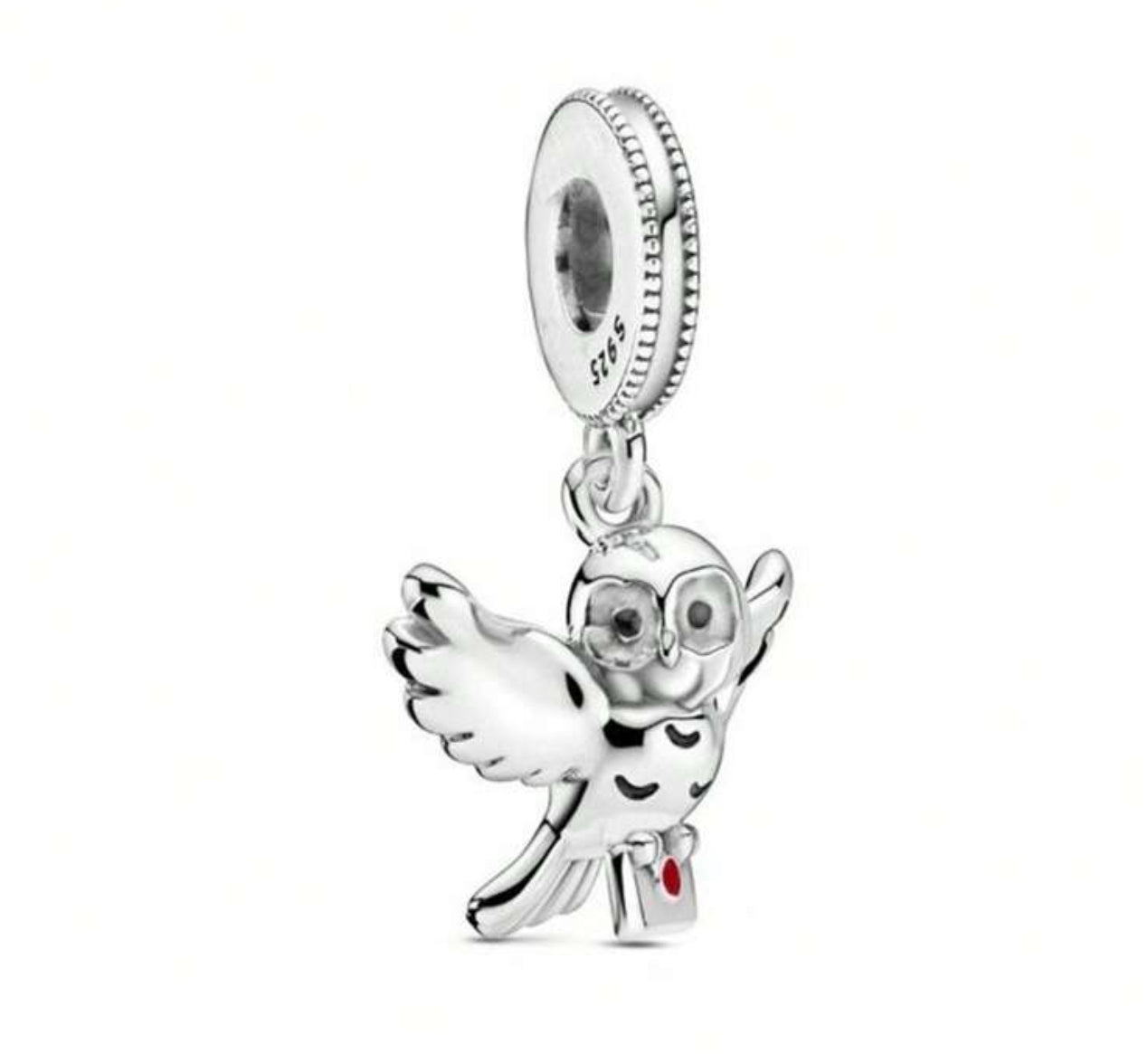 Silver Harry Potter Hedwig Charm