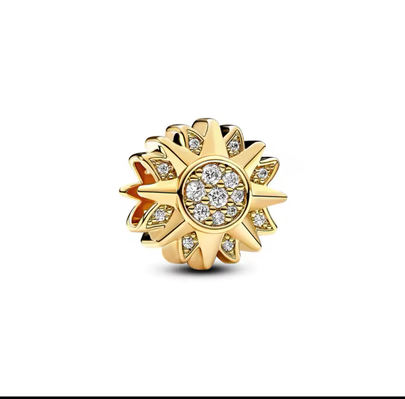 Gold Sun Charm