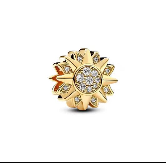 Gold Sun Charm