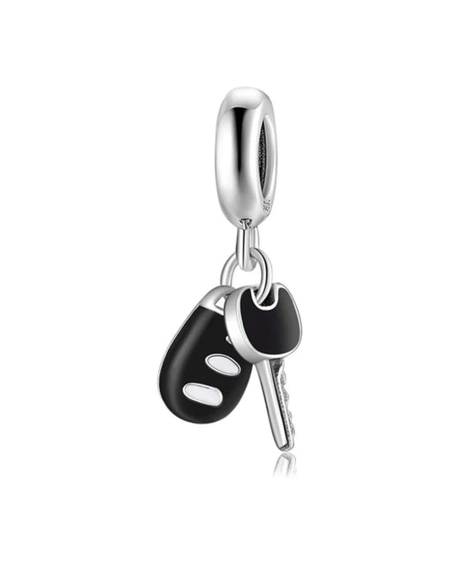 Silver New Car Charm