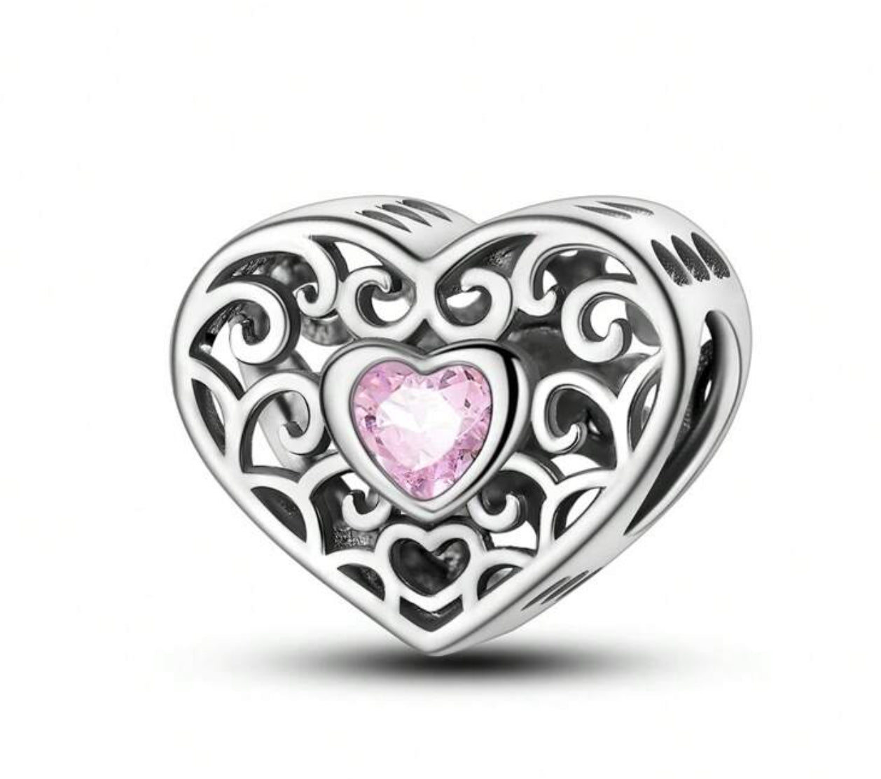 Silver Heart Charm
