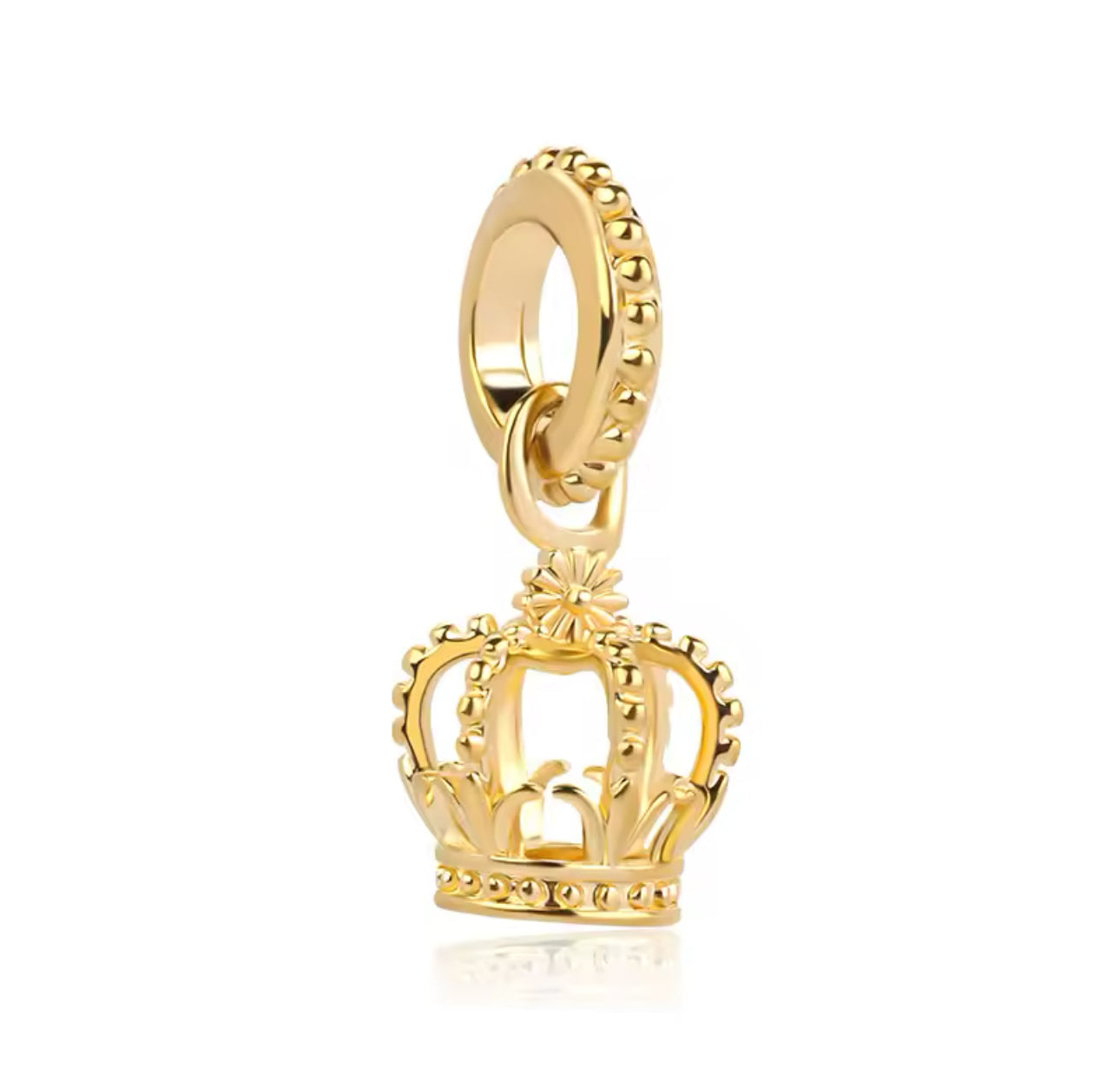 Gold Crown Charm