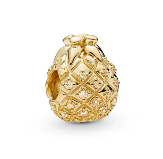 Gold Pineapple Charm
