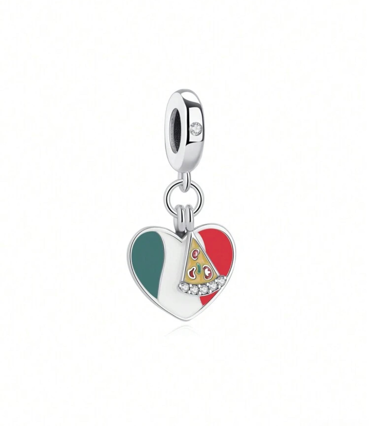 Silver Italy Charm