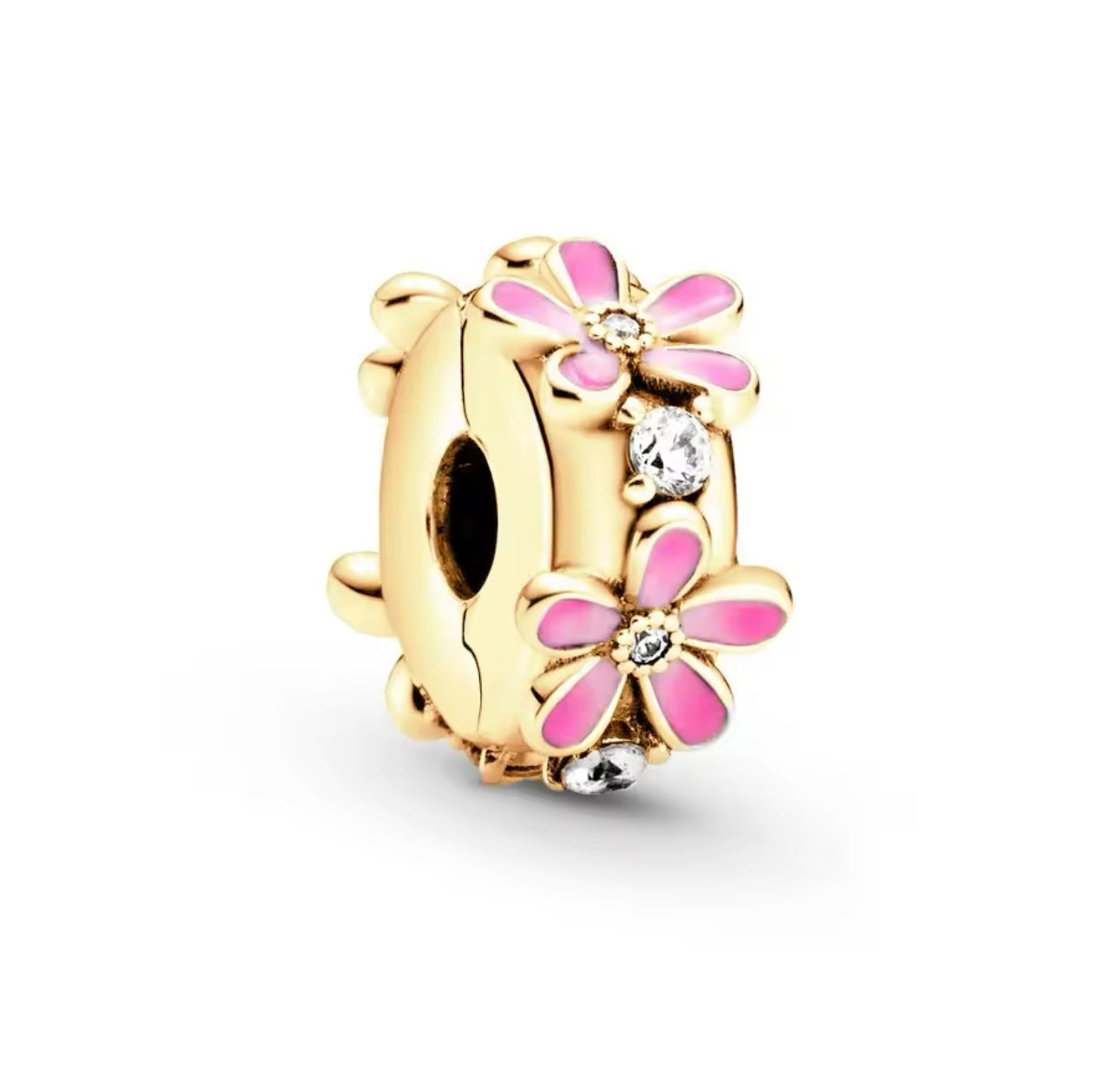 Gold Flower Charm Stopper